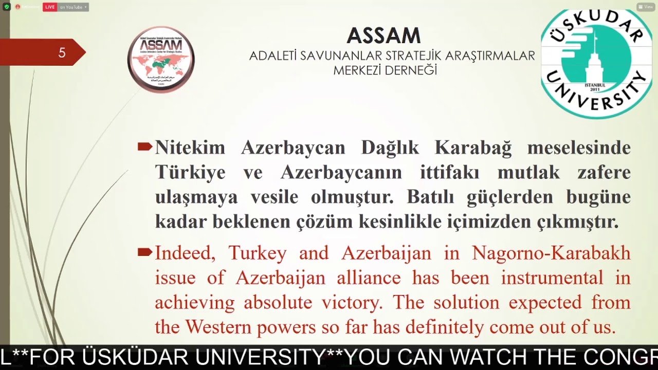 ASSAM Vice-President Ersan ERGUR 4th Congress Presentation