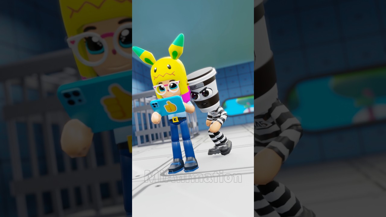 Assassino Cappuccino was ESCAPING 😱 PK XD Meme #funny #memes #animation #pkxd #shorts