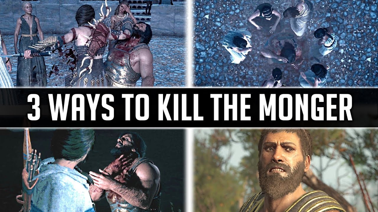 Assassin's Creed Odyssey ► 3 Ways to Kill the Monger + Brasidas' Reaction Later in the Story