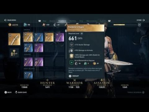 Assassin's Creed® Odyssey locations: Legendary Sword Pandora's Kopis