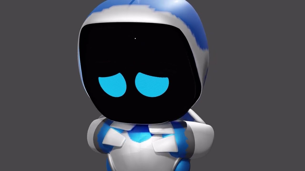 Astro Bot's Belly Growl (Blender Animation)