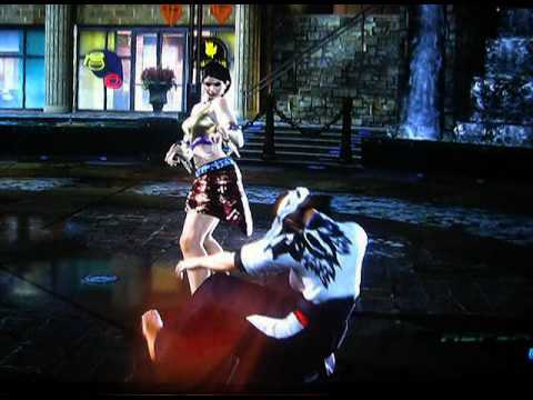 Asuka KO'ed Zafina RP Winpose, P1 Outfit, Electric Fountain