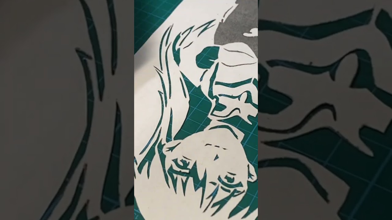 Asuka stencil / #shorts
