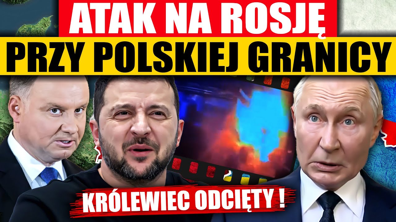 ATAK NA ROSJĘ PRZY GRANICY Z POLSKĄ - KRÓLEWIEC ODCIĘTY