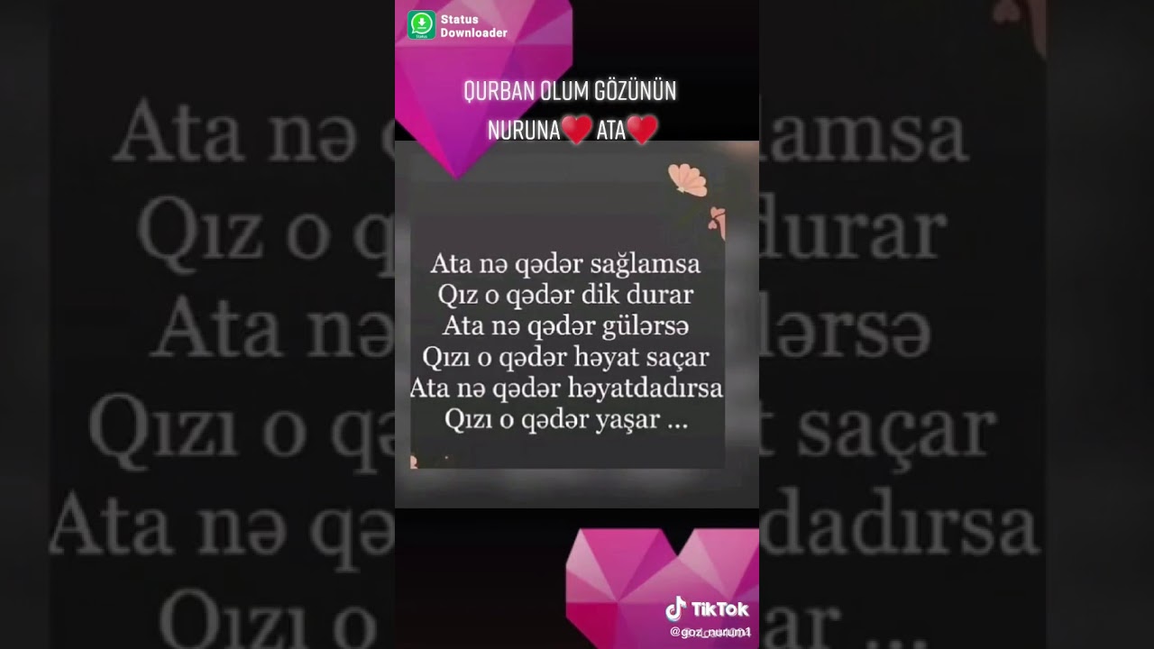 Ataya aid gözəl sözlər xaiş edirəm abone olmağı unutmayın