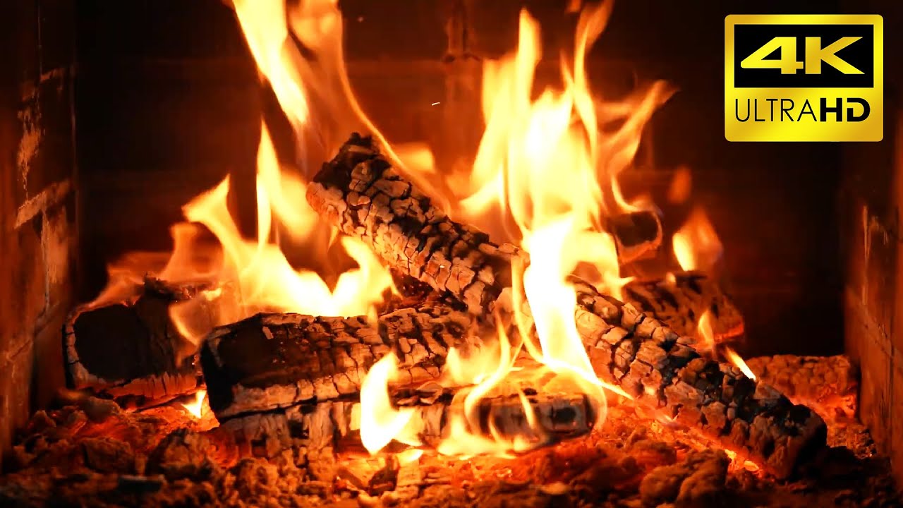ATEŞ GÖRÜNTÜSÜ VE ATEŞ SESİ - Rahatlatıcı Doğa Sesleri ( Fireplace Relaxing 12 Hours)