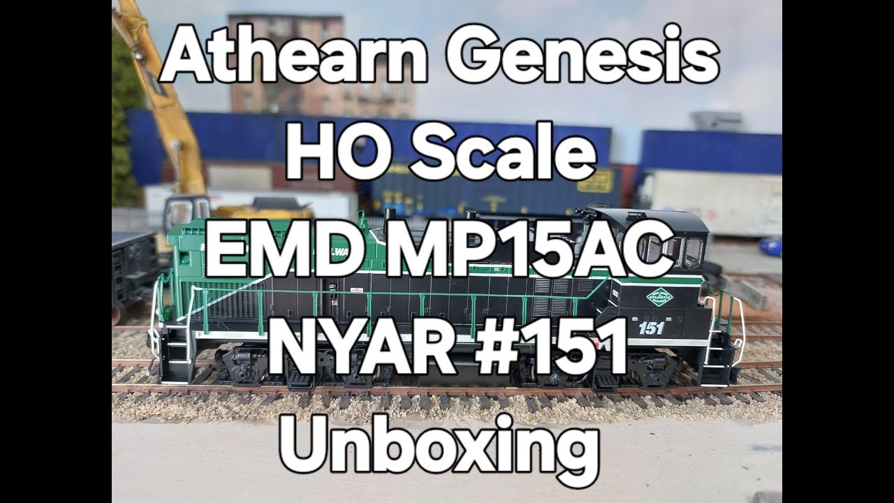 Athearn Genesis HO Scale EMD MP15AC NYAR #151 Unboxing