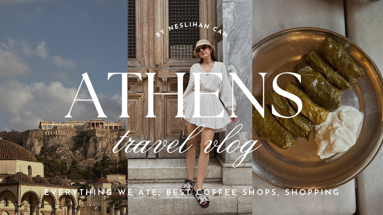 ATHENS TRAVEL VLOG | best food spots, coffee shops, stores you shouldn’t miss