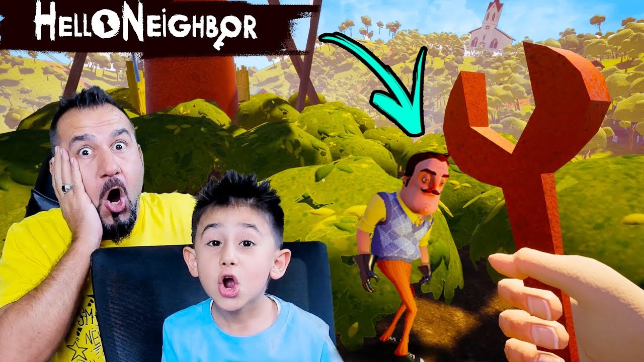 ÇATIDA GİZEMLİ ORMAN VE SİHİRLİ ŞEMSİYE! | HELLO NEIGHBOR #10