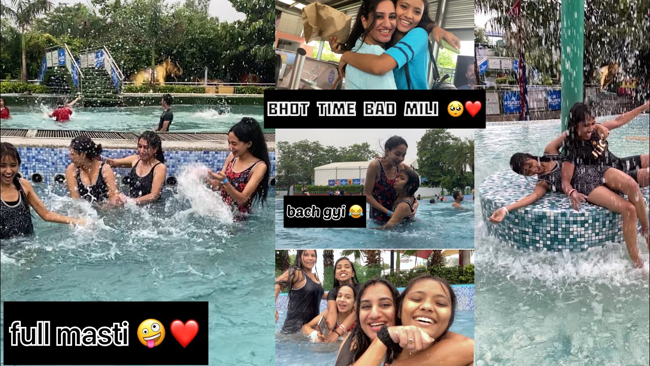 atlantic water world vlog |  kalindi kunj water park delhi |
