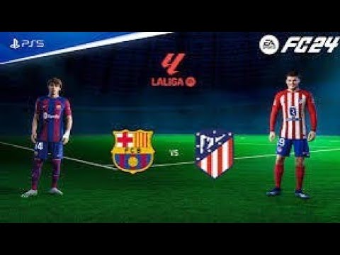 Atletico Madrid vs Barcelona/ LaLiga 2023/24 | HIGHLIGHTS | FC 24