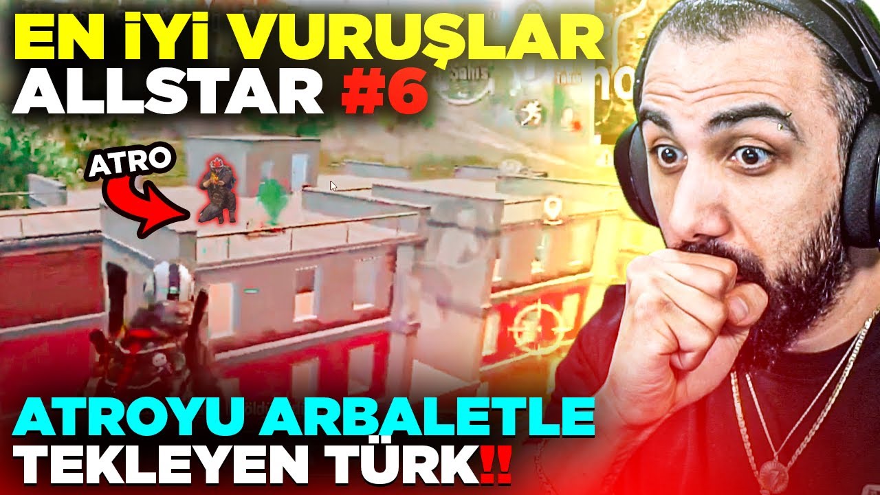ATROYU HAVADA ARBALETLE TEKLEYEN TÜRK!! 😮 EN İYİ VURUŞLAR ALLSTAR #6 | PUBG Mobile