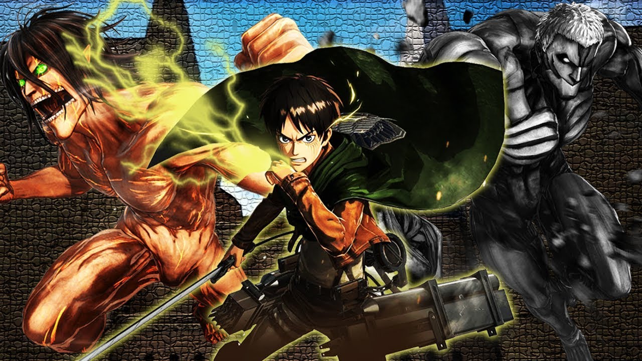 Attack on Titan 2 Eren vs Armored Titan Round 2 Perfected Gear 99+ * Inferno Gameplay
