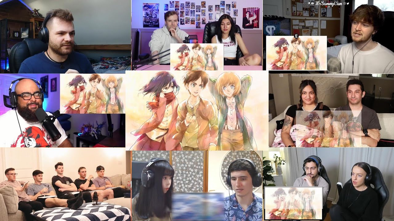 Attack on Titan Opening 4 Reaction Mashup | EPIC & EMOTIONAL! 🔥🎶