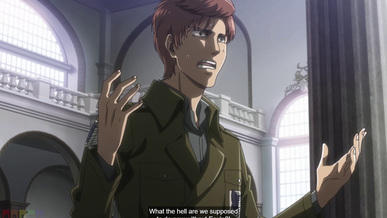 Attack on Titan Season 3 EP 22-3 - Floch KO Hitch, Armin, Mikasa...w/truth and then Eren KO himself
