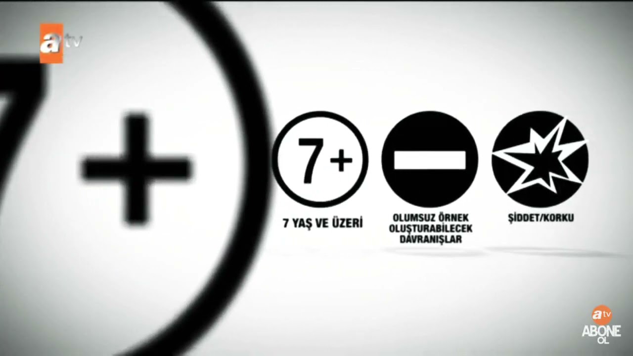 ATV - 7 Yaş ve Üzeri + Olumsuz Örnek Oluşturabilecek Davranışlar + Şiddet/Korku (14 Kasım 2021)