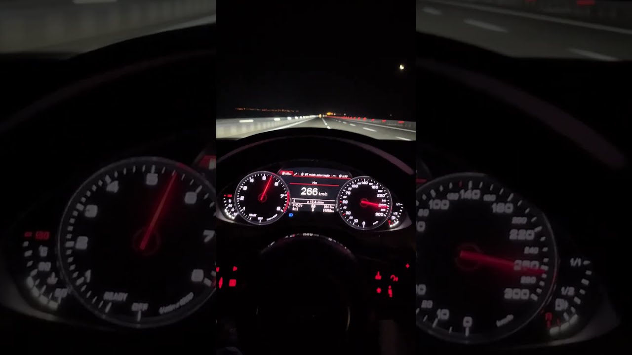AUDİ A6 2.0 TFSI QUATTRO TOP SPEED 266+KM SON HIZ (252 HP STOCK)