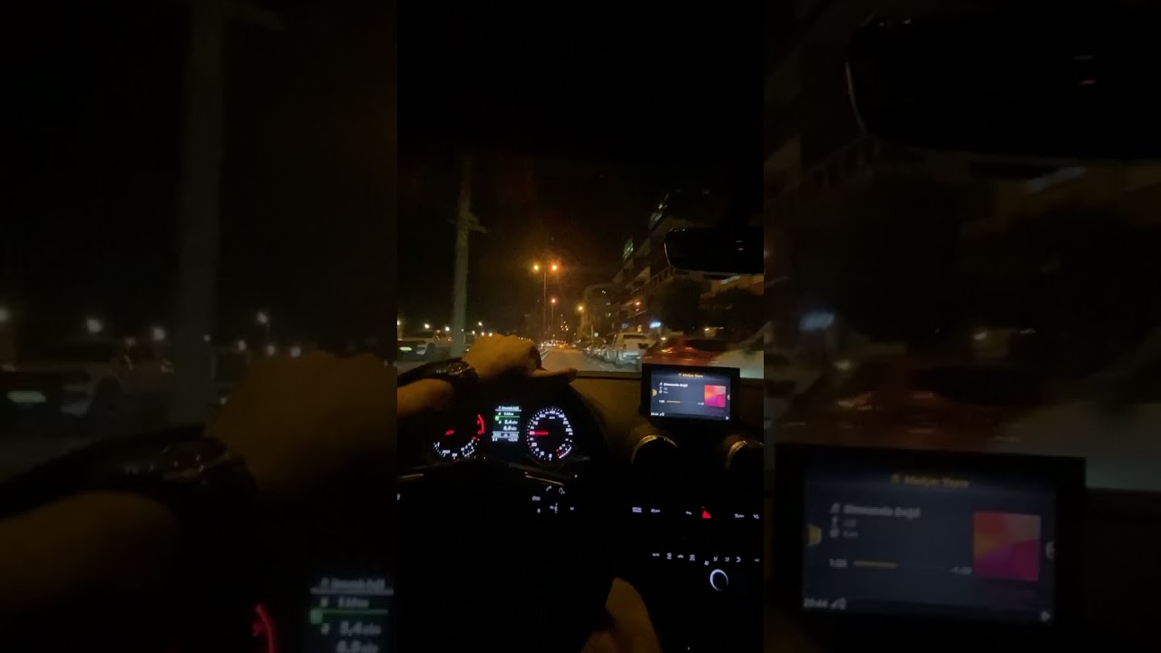 Audi A3 gece snap #uzi #instagram #story #tiktok #tiktokvideo
