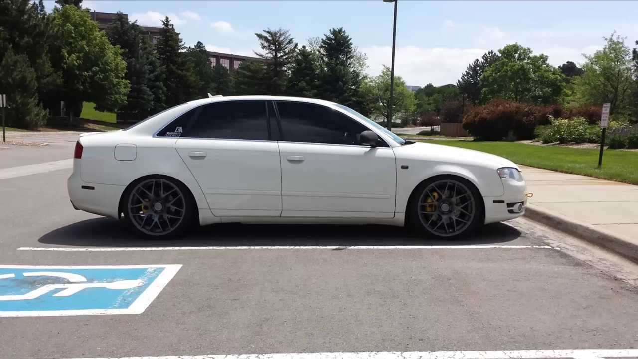 Audi A4 2 0T non resonated Techtonics exhaust, Borla mufflers, test pipe