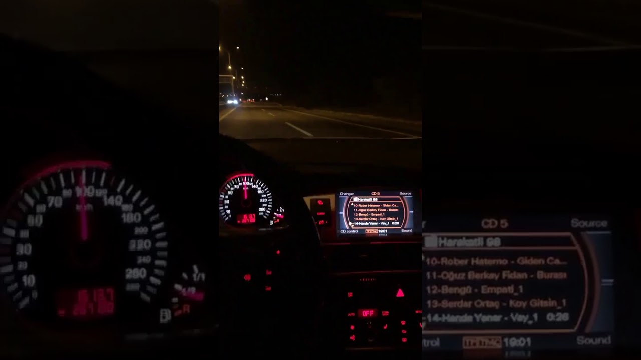 Audi A4 Gece Snap #7 (ig: @arabaa.snapleri)