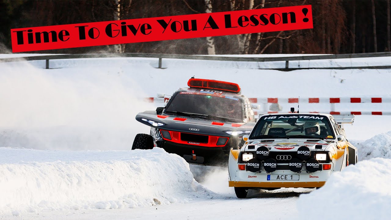 Audi S1 Quattro VS etron Dakar | Race of champions