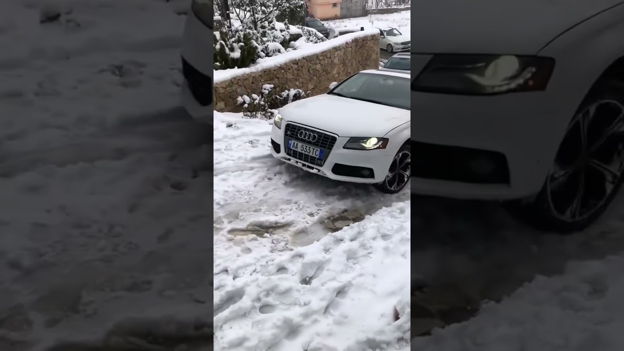 Audi vs Mercedes 😎 quattro POWER 🔥❄️😂 #shorts