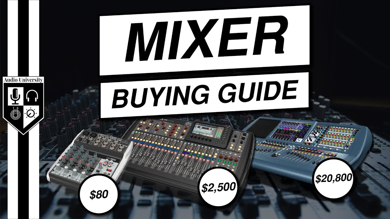 Audio Mixer Buying Guide | A Checklist Before You Buy!