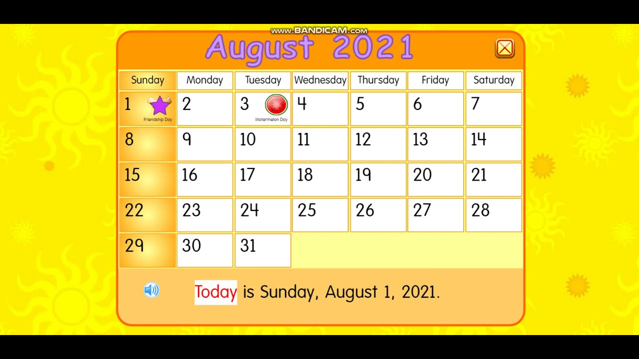 August 2021 is here