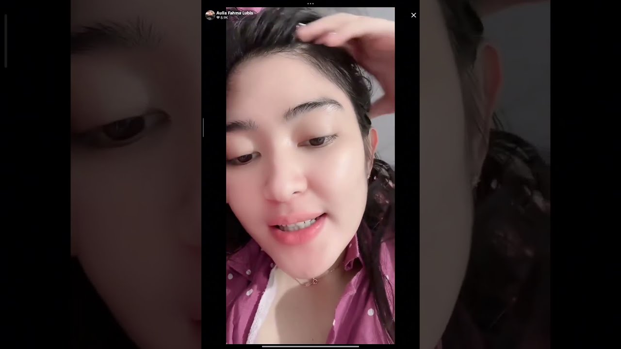 Aulia Fahma Lubis Hot Live sexy belahan tembem pink mulus montok empuk kenyal pulen bikin tegang