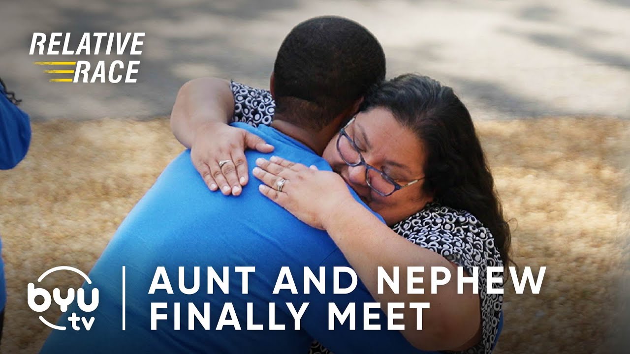 Aunt and Nephew Meet for the First Time | Relative Race | BYUtv