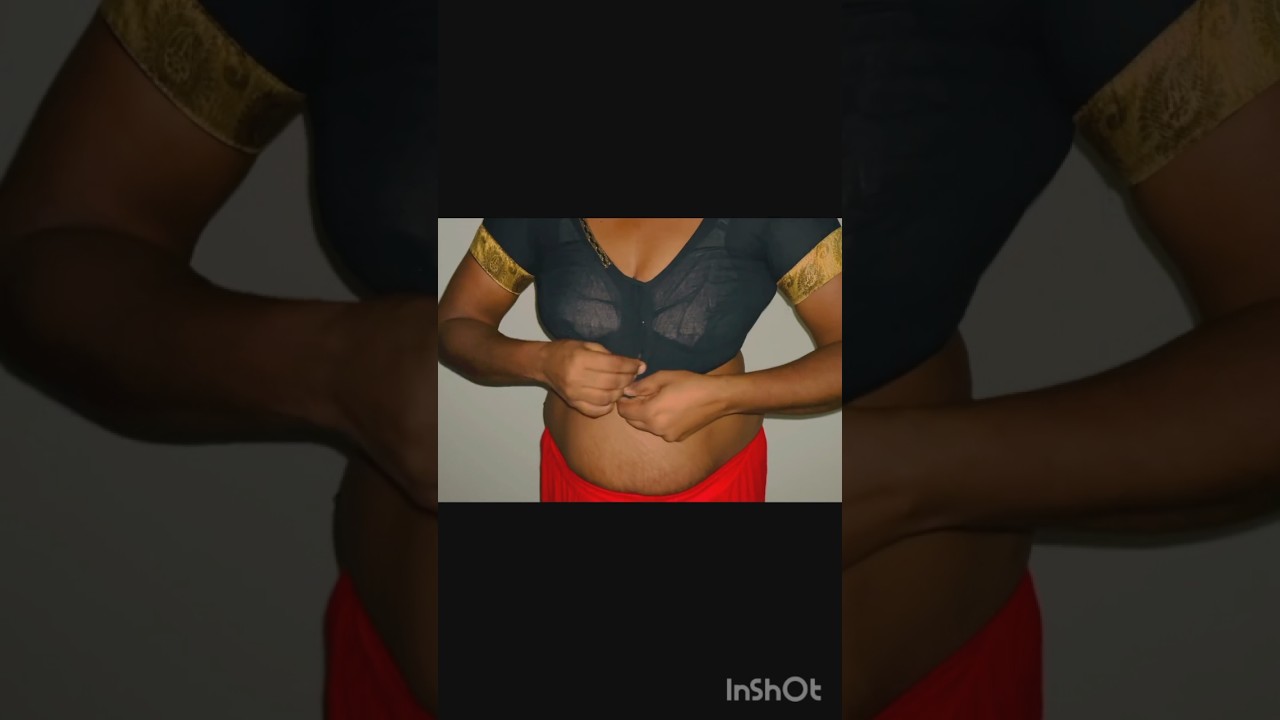 Aunty opening blouse hot aunty white bra