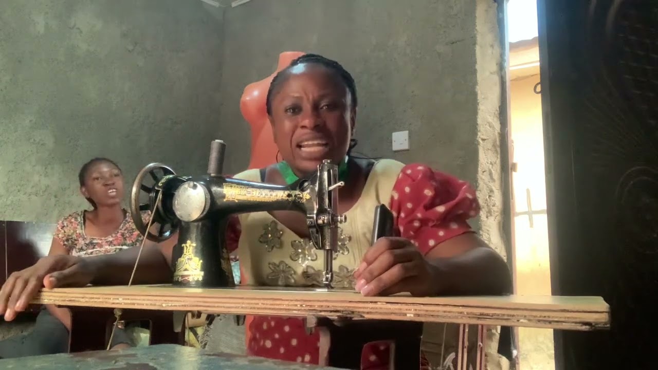 Aunty tailor advertising her work and enemy of progress won’t allow her