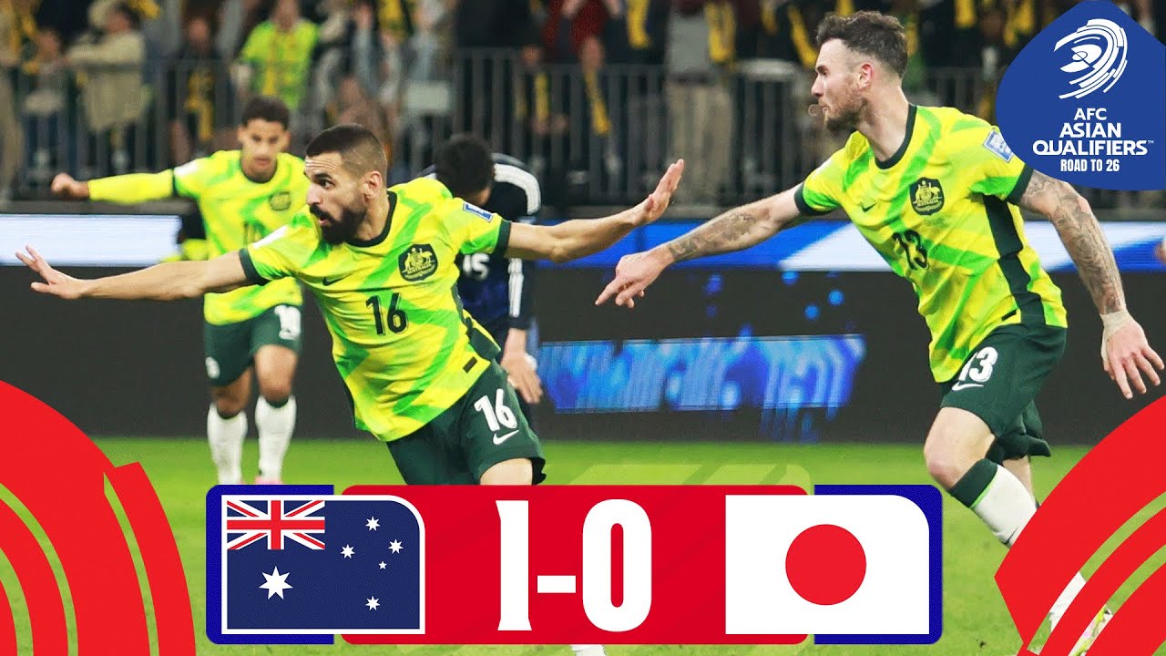 AUSTRALIA ON BRINK OF WORLD CUP SPOT! | Australia - Japan | Highlights #AsianQualifiers - Road To 26