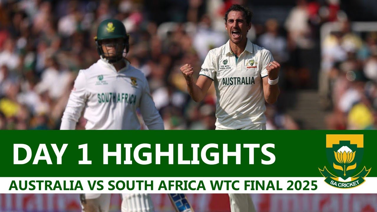 Australia vs South Africa Full Highlights WTC Final 2025 Day 1 | AUS VS SA