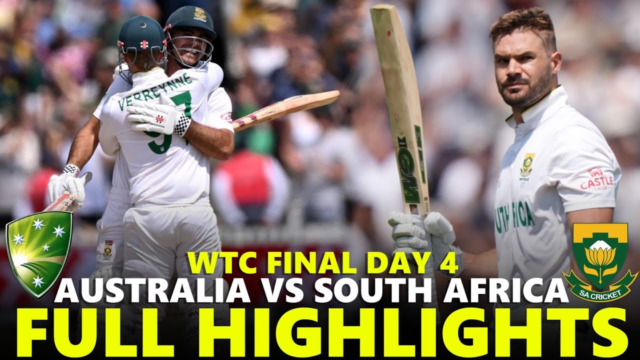 Australia vs South Africa Full Highlights WTC Final 2025 Day 4 | SA VS AUS