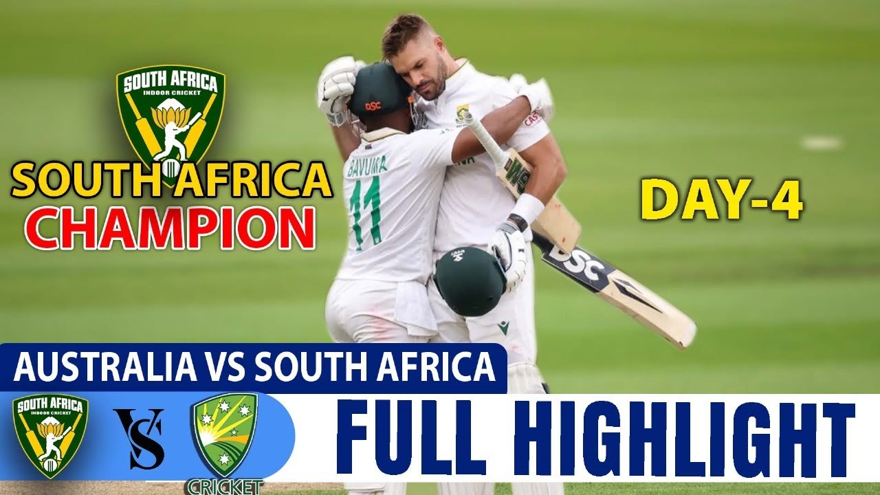 AUSTRALIA VS SOUTH AFRICA WTC FINAL TEST MATCH FULL HIGHLIGHTS 2025 DAY 4 | AUS VS SA