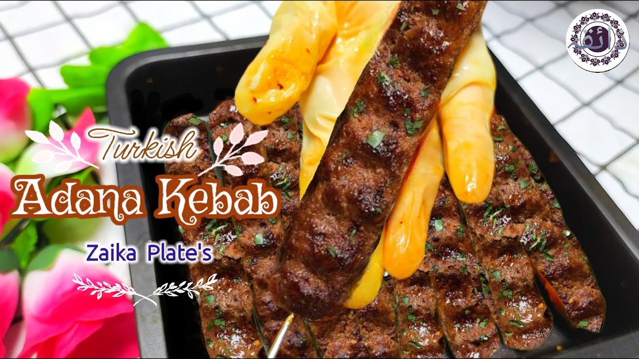 Authentic Turkish Adana Kebab Recipe | Turkey's Most Famous Kebab | Without Grill | Soft & Juicy