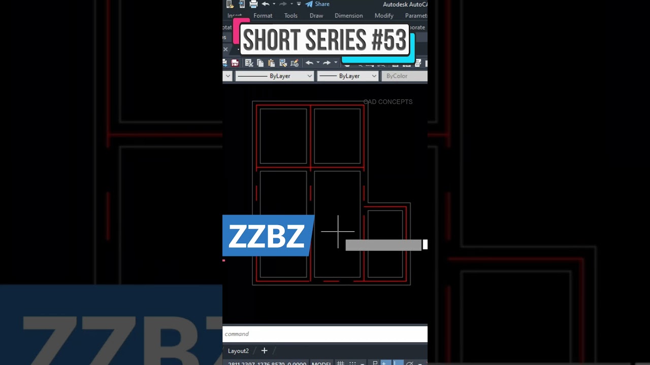 Auto Column Layout AutoCAD - Best Tutorial #cadtricks #autocad