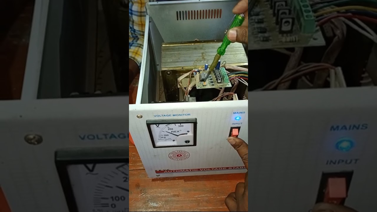 Automatic voltage stabilizer voltage setting #shortvideo #youtubeshorts #youtube #tranding #short