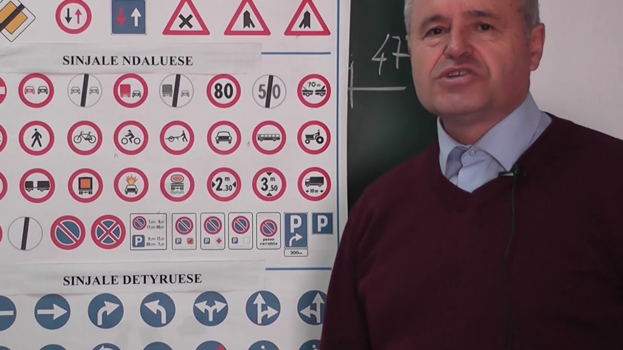 Autoshkolla dhe Kursi i Patentës, Sinjalet Urdhëruese Ndaluese, Mësimi 7