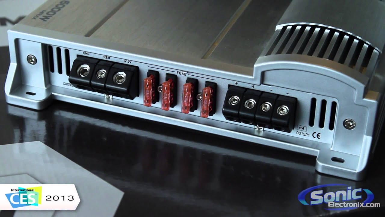 Autotek Street Machine Car Amplifier -- VU Meter!  | Maxxsonics @ CES 2013
