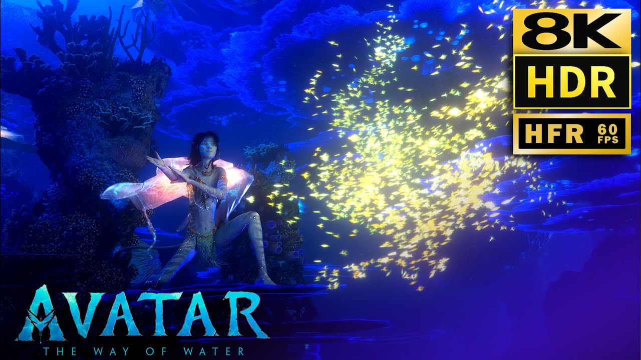 Avatar 2 way of water • 8K HDR HFR (60fps)  Scene 1