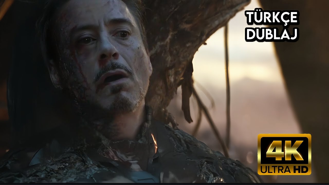 AVENGERS ENDGAME | TONY STARK ÖLÜM SAHNESİ | 4K TÜRKÇE DUBLAJ