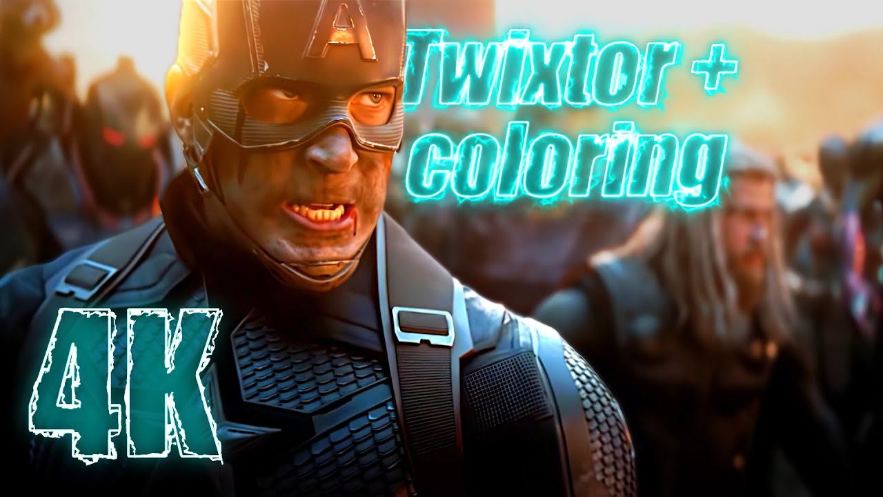 Avengers team 4K Twixtor Scenepack with Coloring for edits MEGA