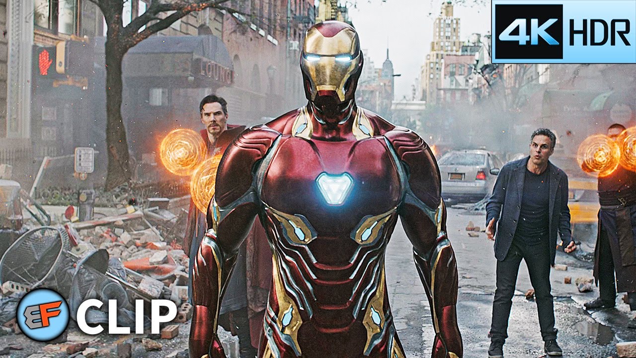 Avengers vs Ebony Maw & Cull Obsidian | Avengers Infinity War (2018) IMAX 4K HDR Movie Clip