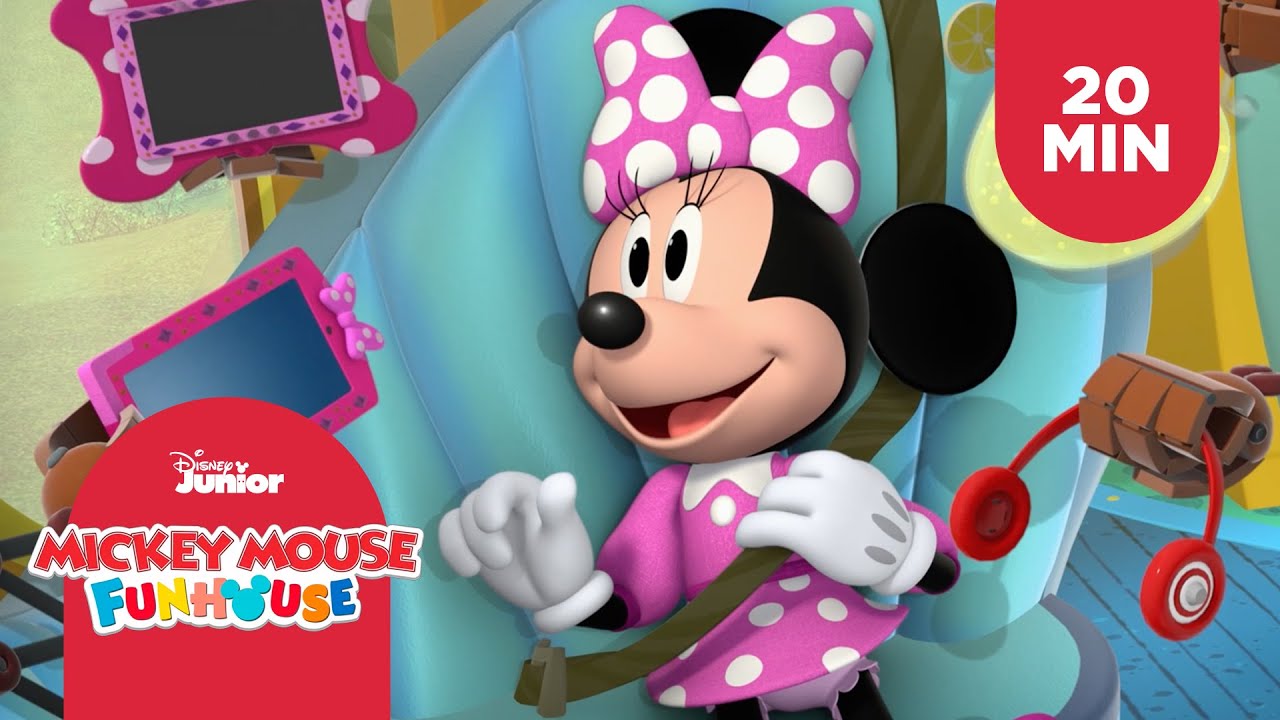 Aventuras com o Feliz! | Mickey Mouse Funhouse | Compilado
