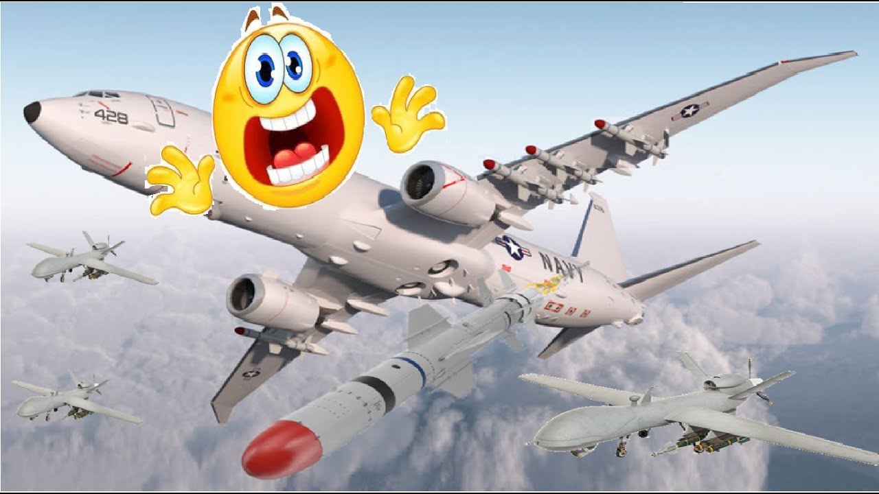Avión P8-A Poseidon. Caza Submarino // El mejor avión Espia de Patrulla Maritima.