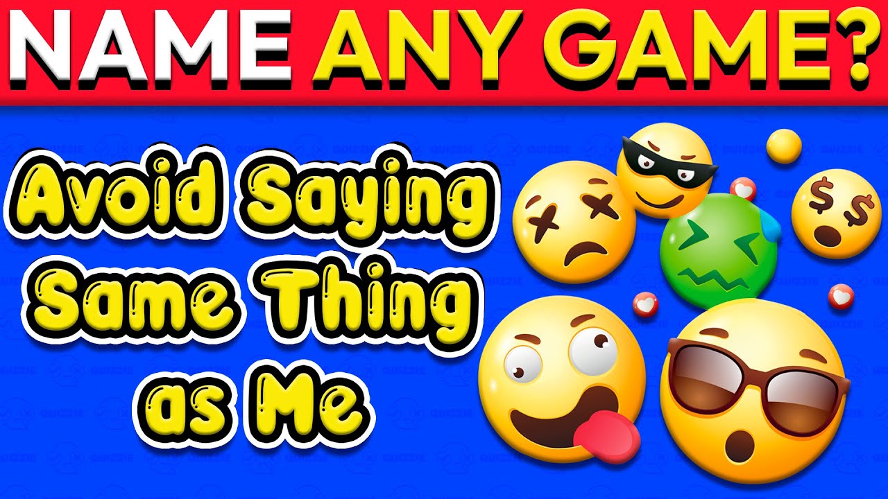 Avoid Saying The Same Thing As Me - Mega Challenge | Don't Say What I Say