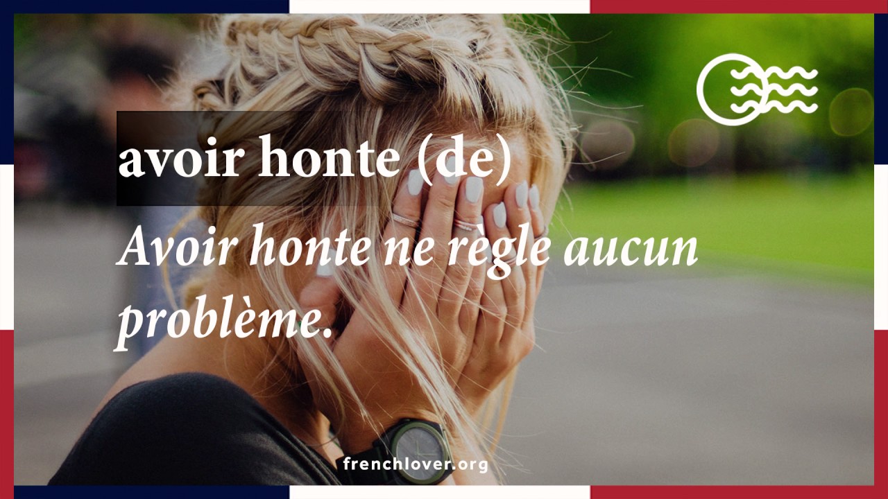 avoir honte