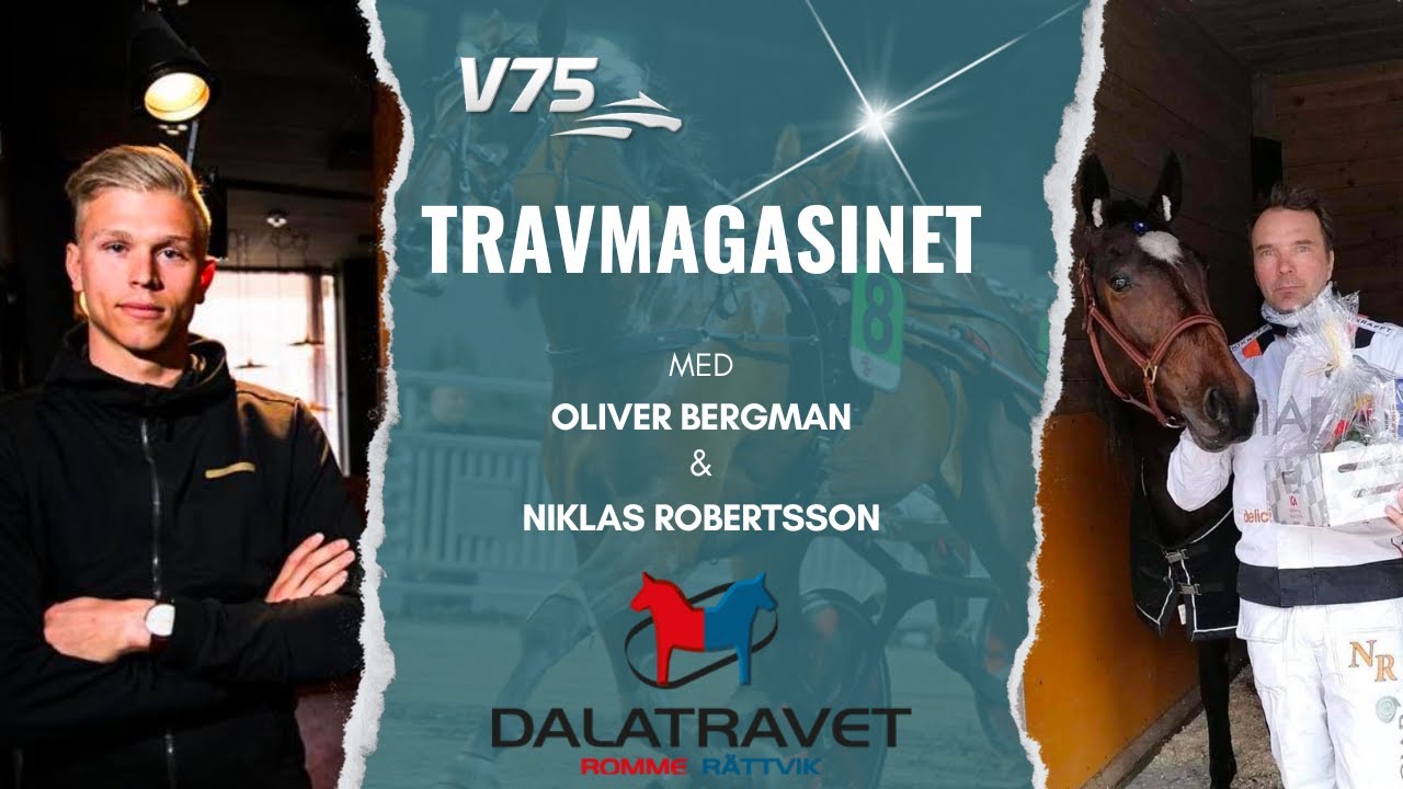 [Avsnitt 117] V75 Tips Romme 25/1 ∣ Travmagasinet med Bergman & Robertsson.